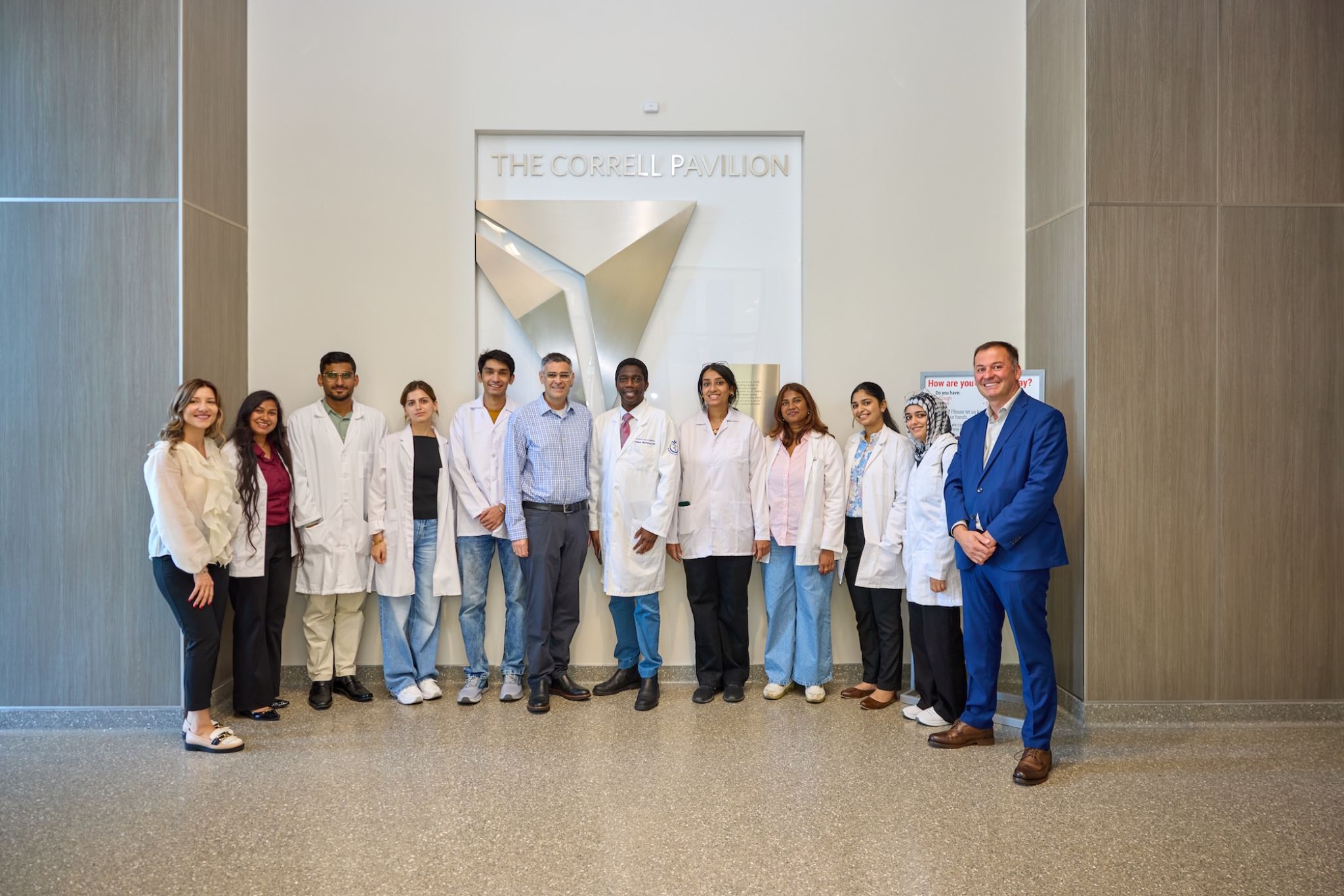 Meeting with Dr. Roland Mathew  and Tour at Winship Cancer Institute, USA