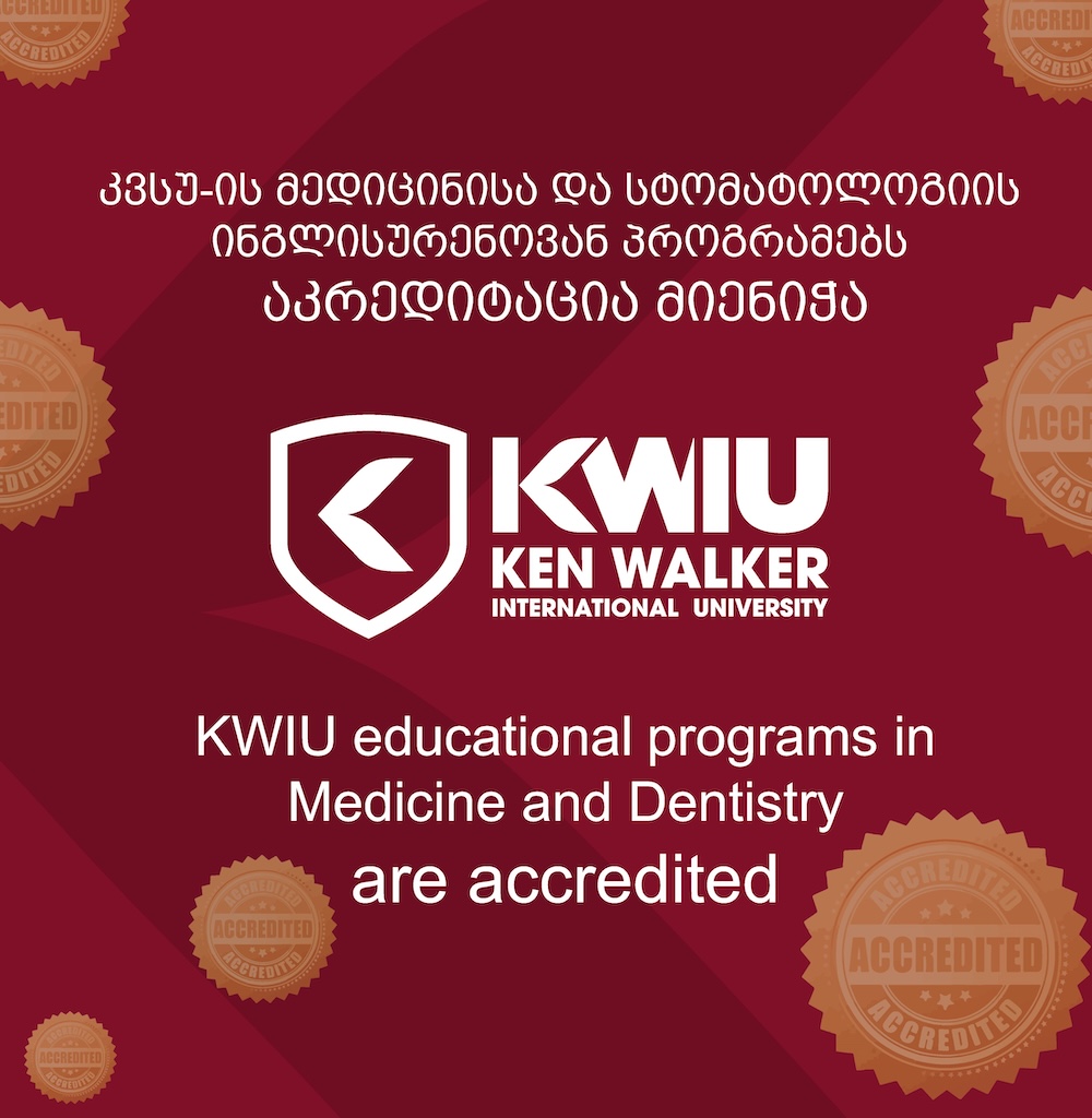 KWIU educational programs  in Medicine and Dentistry are accredited