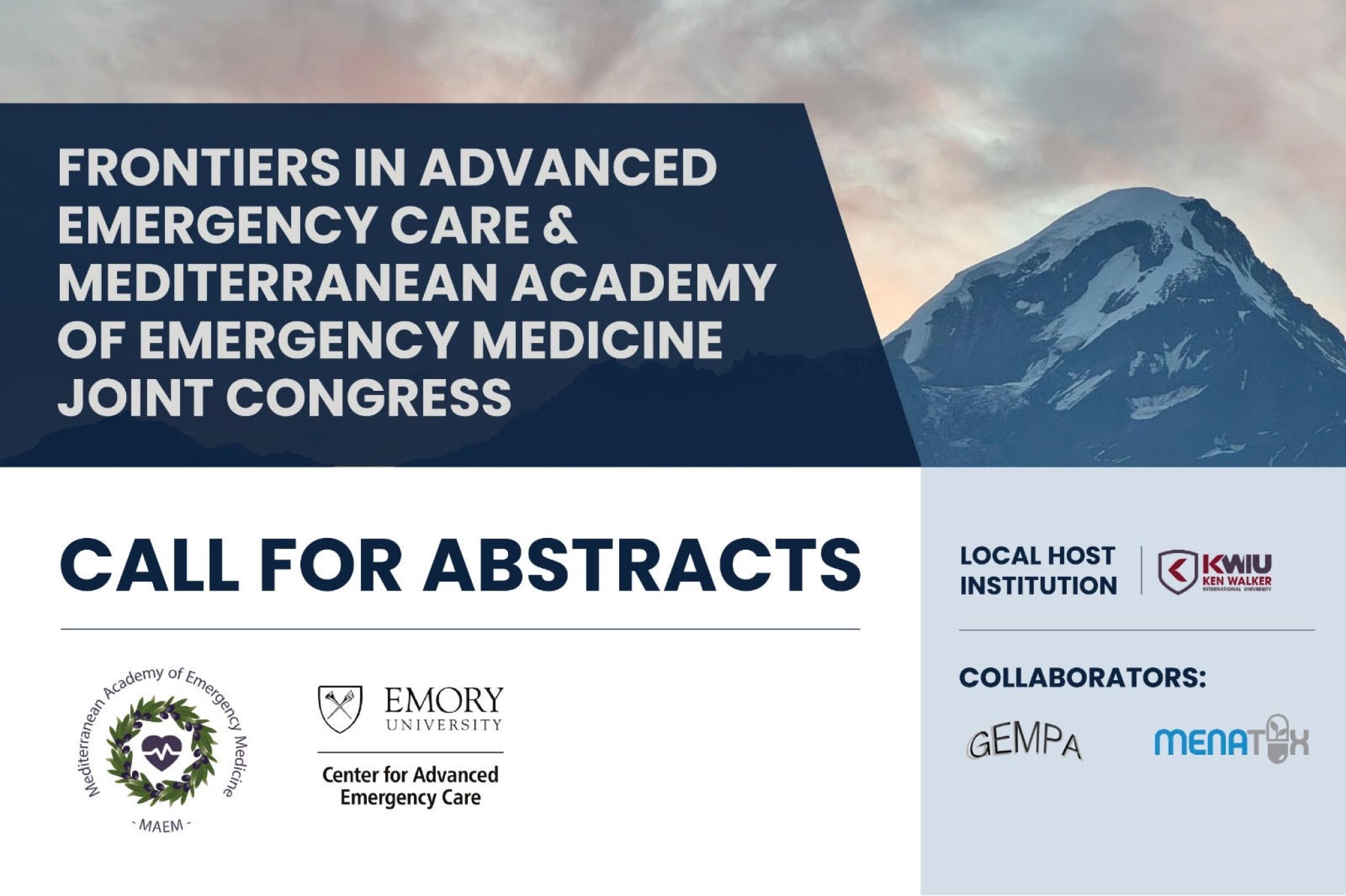 Abstracts are now open